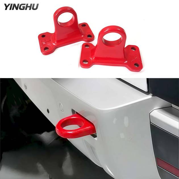 High Quality Exterior Accessories Car Tailer Hook for Land Rover L663 Defender Red Color